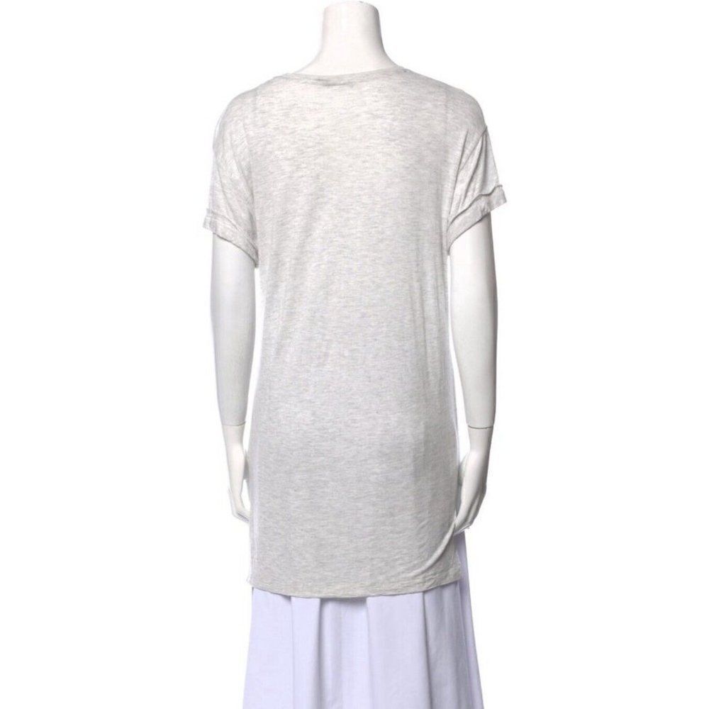 Allsaints Authentic Solid Light Heather Gray Shor… - image 3